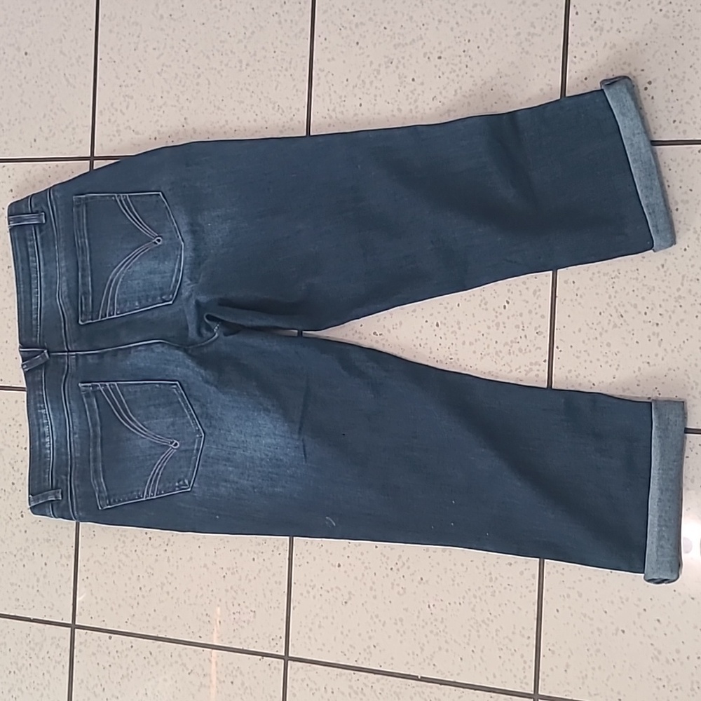 Democracy Indigo Cropped Jeans - Picture 2 of 3